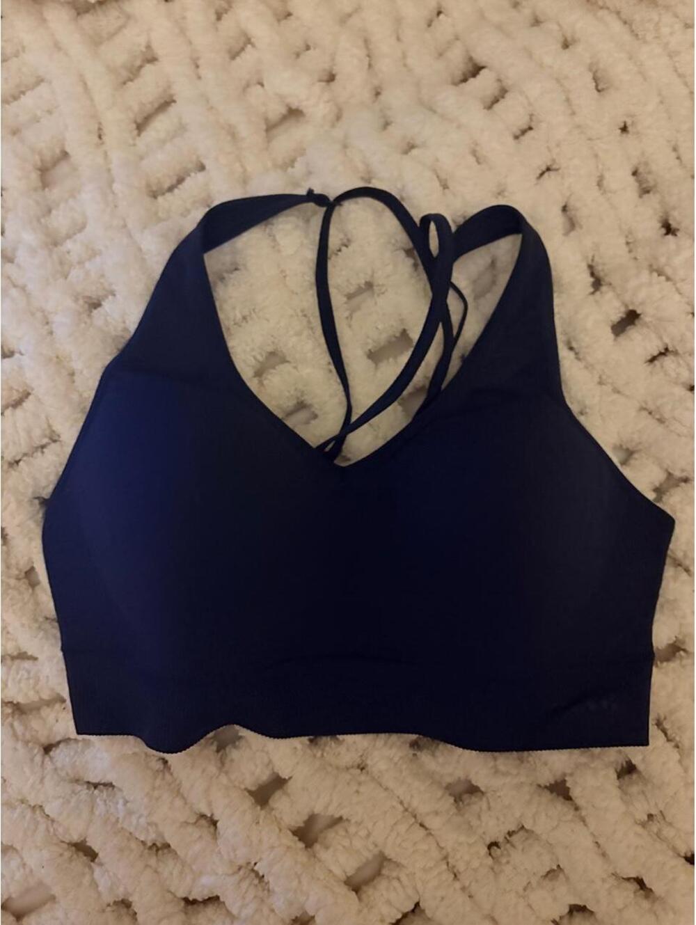 Victoria's Secret Women's Navy and Blue Bra